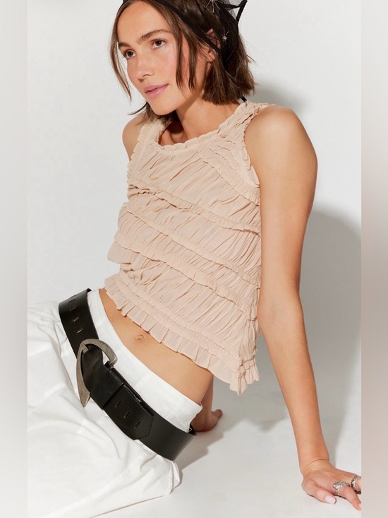 Pink Sands Smocked Top NWOT pink sand - Picture 5 of 7